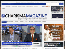 Tablet Screenshot of charismamag.com